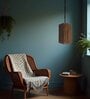 Trika Brown Solid Wood Single Hanging Light