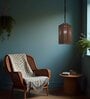 Trika Brown Solid Wood Single Hanging Light