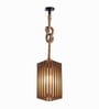Trika Brown Solid Wood Single Hanging Light