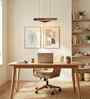 Trine Brown Solid Wood LED Hanging Light