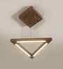 Trine Brown Solid Wood LED Hanging Light