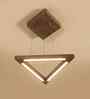 Trine Brown Solid Wood LED Hanging Light