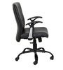 Trinity Leatherette Ergonomic Chair in Black Colour