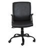Trinity Leatherette Ergonomic Chair in Black Colour