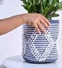 Trinket Blue Cotton Planter