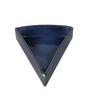 Blue Cone Pizza Shape Platter Set of 4