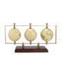 Triple Vertical Gold Iron Table Accent