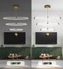 Tripoli  LED Smart Voice Assist Chandelier (Gold)