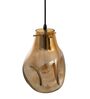 Trista Black Glass Hanging Light