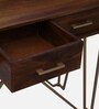 Tristan Solid Wood Console Table In Provincial Teak