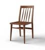 Triton Bliss Teak Wood Dining Chair in Oak Finish
