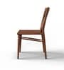 Triton Bliss Teak Wood Dining Chair in Oak Finish