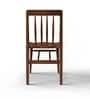 Triton Bliss Teak Wood Dining Chair in Oak Finish