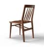 Triton Bliss Teak Wood Dining Chair in Oak Finish