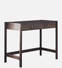 Trivexa Solid Wood Writing Desk in Walnut Finish