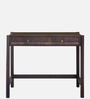 Trivexa Solid Wood Writing Desk in Walnut Finish