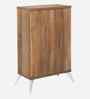 Trixie 2 Door Shoe Cabinet In Oak Finish