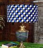 Troffy Black Table Lamp with Multicolour Lampshade