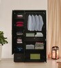 Trois 3 Door Wardrobe in Wenge Finish with Mirror