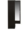 Trois 3 Door Wardrobe in Wenge Finish with Mirror