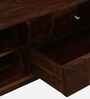 Troms Sheesham Wood TV Unit In Scratch Resistant Provincial Teak Finish