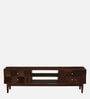 Troms Sheesham Wood TV Unit In Scratch Resistant Provincial Teak Finish
