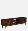 Troms Sheesham Wood TV Unit In Scratch Resistant Provincial Teak Finish
