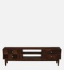 Troms Sheesham Wood TV Unit In Scratch Resistant Provincial Teak Finish