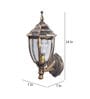 Smily Black Metal Outdoor Wall Light