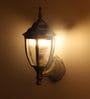 Smily Black Metal Outdoor Wall Light