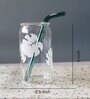 Tropical Can Glass with straw