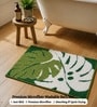 Green Tropical Leaf Bath Mat (40x60 CM)