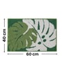 Green Tropical Leaf Bath Mat (40x60 CM)