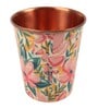 Tropical Lilies 275ml Cream & Pink Everyday Glass