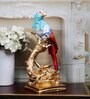 Tropical Majesty Parrot Multicolour Polyresin Figurine