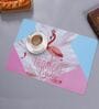Tropical Paradise Flamingo Multicolour Colour (Set of 6) Polypropylene  Table Placemat