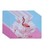 Tropical Paradise Flamingo Multicolour Colour (Set of 6) Polypropylene  Table Placemat
