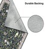 Tropical Printed Polyester 3 X 5 Feet Machine Made Carpet