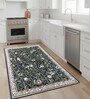 Tropical Printed Polyester 3 X 5 Feet Machine Made Carpet
