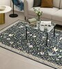 Tropical Printed Polyester 3 X 5 Feet Machine Made Carpet