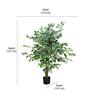 Tropicana Banyan Green Plastic Artificial Tree Without Pot