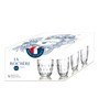 Troquet Transparent Glass ( Set of 4 ) Tumbler Glass
