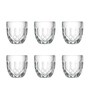 Troquet Transparent Glass ( Set of 6 ) Tumbler Glass