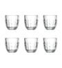 Troquet Transparent Glass ( Set of 6 ) Tumbler Glass