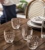 Troquet Transparent Glass ( Set of 6 ) Tumbler Glass