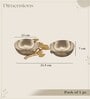 Flowerfleck Dual Nut Dish