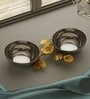 Flowerfleck Dual Nut Dish