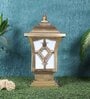 Trovian Gold Aluminium Gate Light  | B22 holder | without Bulb |  Eliante