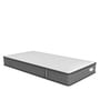 Truben 6 inch Pocketed Spring Single Size Floor Bed Mattress in White & Black Colour