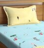Truck Themed Single Bedsheet with 1 Pillow Cover in Multicolour
